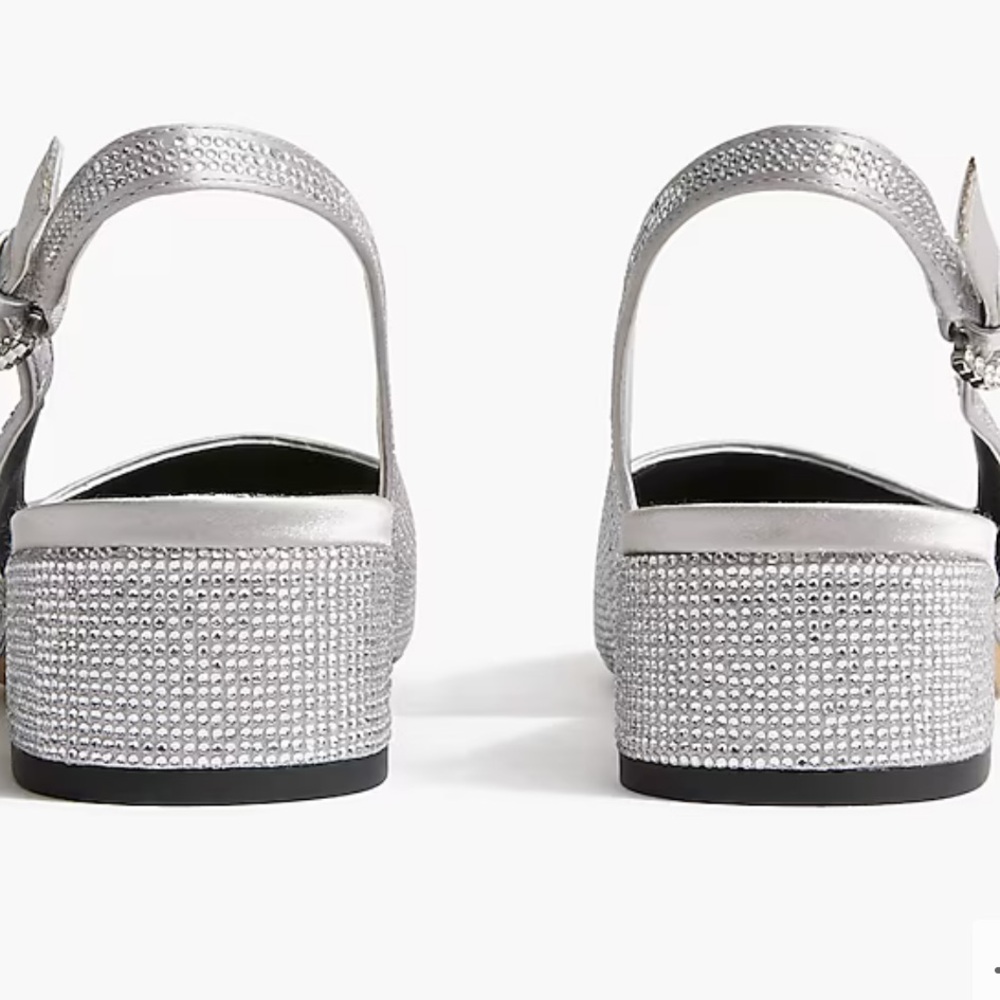 J.Crew Rhinestone Slingbacks - Picture 6 of 7